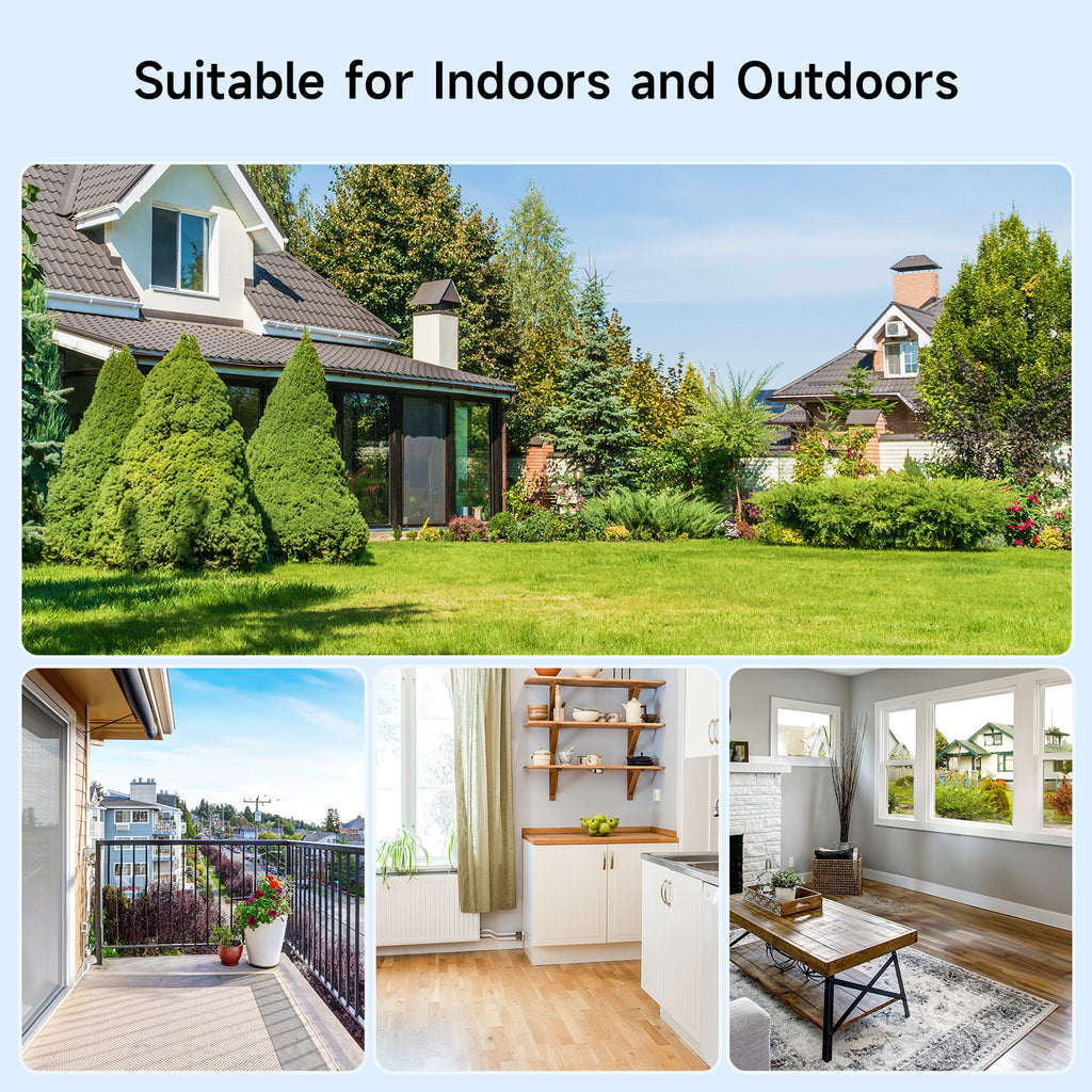 Outdoor Aluminum French Bistro Set, Blue White