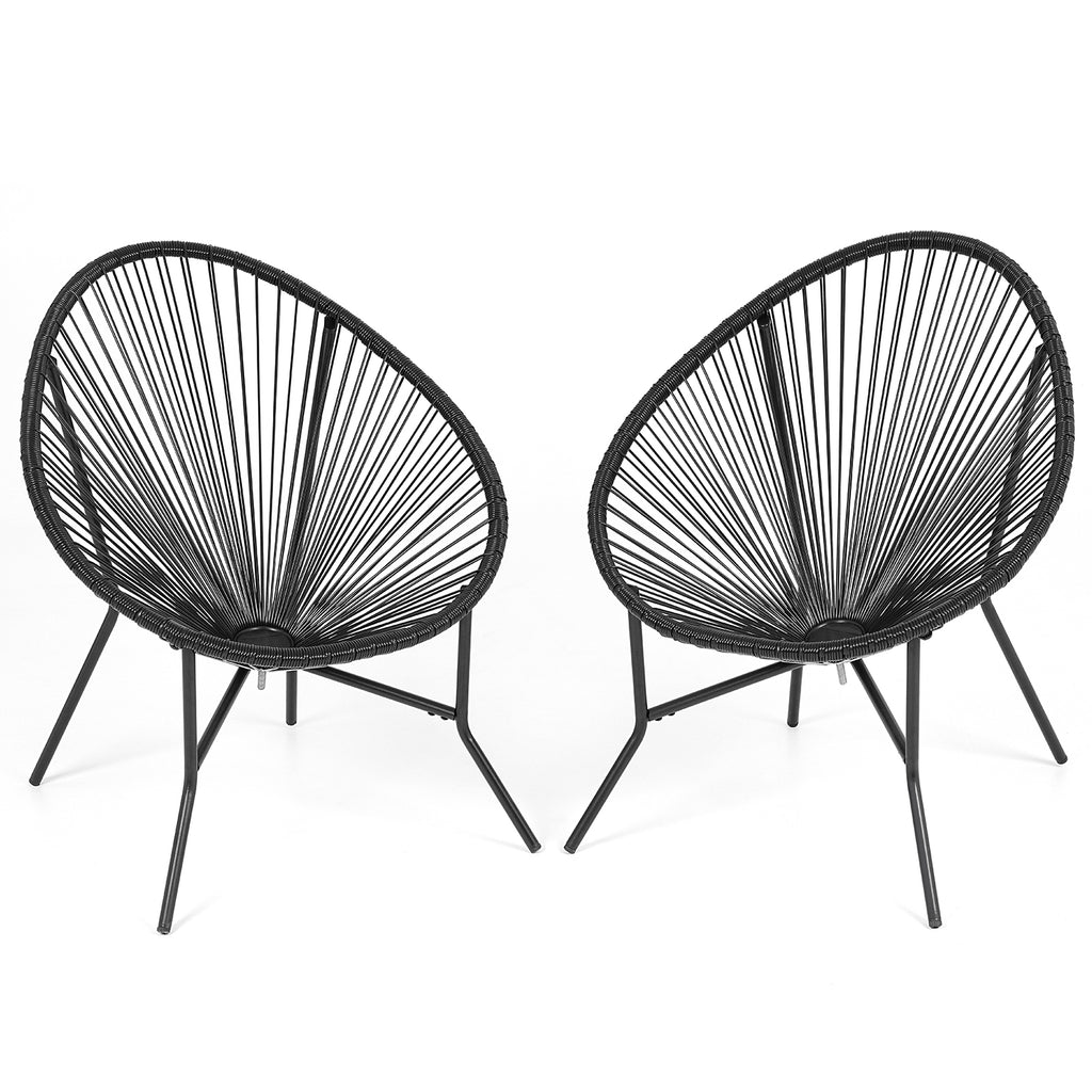 Acapulco Chair Set of 2, Outdoor Seating Patio Chairs