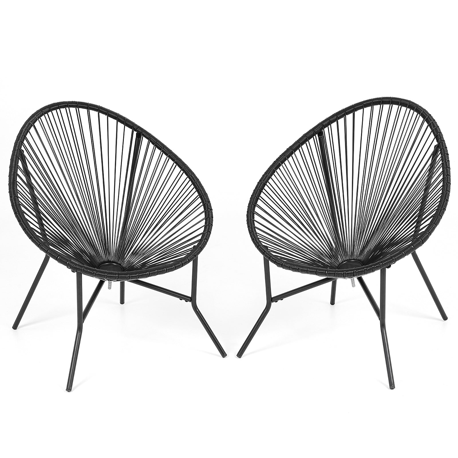 Acapulco Chair Set of 2, Outdoor Seating Patio Chairs